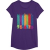 image:imageClassic Trolls Trolls Hair Paint Streak TShirt TShirtPurple