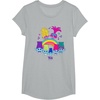 image:imageDreamWorks Trolls Band Together BroZone Poppy Viva Rainbow TShirtHeather Grey