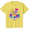 image:imageDreamWorks Trolls Band Together BroZone Poppy Viva Rainbow TShirtLemon Yellow