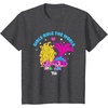 image:imageDreamWorks Trolls Band Together Girls Rule the World TShirtDark Heather Grey