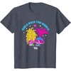 image:imageDreamWorks Trolls Band Together Girls Rule the World TShirtHeather Blue