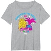 image:imageDreamWorks Trolls Band Together Girls Rule the World TShirtHeather Grey