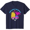 image:imageDreamWorks Trolls Band Together Girls Rule the World TShirtNavy Blue