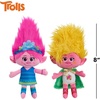image:imageDreamWorks Trolls Band Together Poppy and Viva 8inch Plush Set