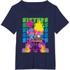 image:imageDreamWorks Trolls Band Together Poppy and Viva Sisters TShirtNavy Blue