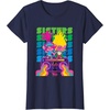 image:imageDreamWorks Trolls Band Together Poppy and Viva Sisters TShirtNavy Blue