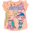image:imageDreamWorks Trolls Poppy Pullover Fleece TShirt and Leggings Outfit Set Infant to Little KidLight Orange  Purple
