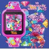 image:imageDreamWorks Trolls World Tour Kids Smartwatch with Selfie Video Camera Alarm Stopwatch Games Voice Recorder Calculator Step Calorie Counter Pink Silicone Strap Fits 558 Wrists