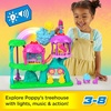 image:imageFisherPrice Imaginext DreamWorks Trolls Toy Lights amp Sounds Rainbow Treehouse Playset amp Poppy Figure for Pretend Play Preschool Kids Ages 3 Years