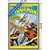 image:imageTrends International DC Comics  Aquaman  The Invasion of the FireTrolls Wall Poster 14725 x 22375 Barnwood Framed VersionBarnwood Framed Version