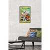 image:imageTrends International DC Comics  Aquaman  The Invasion of the FireTrolls Wall Poster 14725 x 22375 Barnwood Framed VersionBarnwood Framed Version