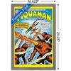 image:imageTrends International DC Comics  Aquaman  The Invasion of the FireTrolls Wall Poster 14725 x 22375 Barnwood Framed VersionBarnwood Framed Version