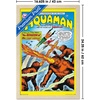 image:imageTrends International DC Comics  Aquaman  The Invasion of the FireTrolls Wall Poster 14725 x 22375 Barnwood Framed VersionBlonde Framed Version