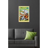 image:imageTrends International DC Comics  Aquaman  The Invasion of the FireTrolls Wall Poster 14725 x 22375 Barnwood Framed VersionBlonde Framed Version