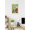 image:imageTrends International DC Comics  Aquaman  The Invasion of the FireTrolls Wall Poster 14725 x 22375 Barnwood Framed VersionBlonde Framed Version