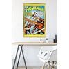 image:imageTrends International DC Comics  Aquaman  The Invasion of the FireTrolls Wall Poster 14725 x 22375 Barnwood Framed VersionGold Framed Version