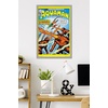 image:imageTrends International DC Comics  Aquaman  The Invasion of the FireTrolls Wall Poster 14725 x 22375 Barnwood Framed VersionGray Framed Version