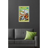image:imageTrends International DC Comics  Aquaman  The Invasion of the FireTrolls Wall Poster 14725 x 22375 Barnwood Framed VersionGray Framed Version