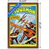 image:imageTrends International DC Comics  Aquaman  The Invasion of the FireTrolls Wall Poster 14725 x 22375 Barnwood Framed VersionMahogany Framed Version