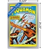image:imageTrends International DC Comics  Aquaman  The Invasion of the FireTrolls Wall Poster 14725 x 22375 Barnwood Framed VersionSilver Framed Version