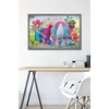 image:imageTrends International DreamWorks Trolls  Group Wall Poster 14725 x 22375 Black Framed VersionBarnwood Framed Version