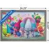 image:imageTrends International DreamWorks Trolls  Group Wall Poster 14725 x 22375 Black Framed VersionBarnwood Framed Version