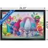 image:imageTrends International DreamWorks Trolls  Group Wall Poster 14725 x 22375 Black Framed VersionBlack Framed Version