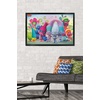 image:imageTrends International DreamWorks Trolls  Group Wall Poster 14725 x 22375 Black Framed VersionBlack Framed Version