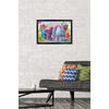 image:imageTrends International DreamWorks Trolls  Group Wall Poster 14725 x 22375 Black Framed VersionBlack Framed Version