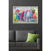 image:imageTrends International DreamWorks Trolls  Group Wall Poster 14725 x 22375 Black Framed VersionBlonde Framed Version