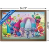 image:imageTrends International DreamWorks Trolls  Group Wall Poster 14725 x 22375 Black Framed VersionBronze Framed Version