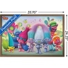 image:imageTrends International DreamWorks Trolls  Group Wall Poster 14725 x 22375 Black Framed VersionBronze Framed Version