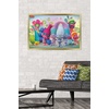image:imageTrends International DreamWorks Trolls  Group Wall Poster 14725 x 22375 Black Framed VersionGold Framed Version