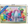 image:imageTrends International DreamWorks Trolls  Group Wall Poster 14725 x 22375 Black Framed VersionGold Framed Version