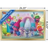 image:imageTrends International DreamWorks Trolls  Group Wall Poster 14725 x 22375 Black Framed VersionGold Framed Version