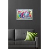 image:imageTrends International DreamWorks Trolls  Group Wall Poster 14725 x 22375 Black Framed VersionGray Framed Version