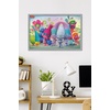 image:imageTrends International DreamWorks Trolls  Group Wall Poster 14725 x 22375 Black Framed VersionGray Framed Version