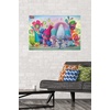 image:imageTrends International DreamWorks Trolls  Group Wall Poster 14725 x 22375 Black Framed VersionPremium Unframed Version