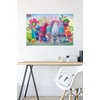 image:imageTrends International DreamWorks Trolls  Group Wall Poster 14725 x 22375 Black Framed VersionPremium Unframed Version