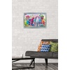 image:imageTrends International DreamWorks Trolls  Group Wall Poster 14725 x 22375 Black Framed VersionSilver Framed Version