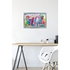 image:imageTrends International DreamWorks Trolls  Group Wall Poster 14725 x 22375 Black Framed VersionSilver Framed Version