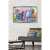image:imageTrends International DreamWorks Trolls  Group Wall Poster 14725 x 22375 Black Framed VersionSilver Framed Version