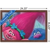 image:imageTrends International DreamWorks Trolls  Hair Wall Poster 22375 x 34 Barnwood Framed VersionMahogany Framed Version