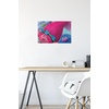 image:imageTrends International DreamWorks Trolls  Hair Wall Poster 22375 x 34 Barnwood Framed VersionPremium Poster  Mount Bundle