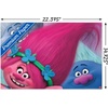 image:imageTrends International DreamWorks Trolls  Hair Wall Poster 22375 x 34 Barnwood Framed VersionPremium Poster  Mount Bundle