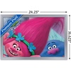 image:imageTrends International DreamWorks Trolls  Hair Wall Poster 22375 x 34 Barnwood Framed VersionSilver Framed Version