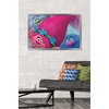 image:imageTrends International DreamWorks Trolls  Hair Wall Poster 22375 x 34 Barnwood Framed VersionSilver Framed Version
