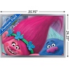 image:imageTrends International DreamWorks Trolls  Hair Wall Poster 22375 x 34 Barnwood Framed VersionSilver Framed Version