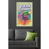 image:imageTrends International DreamWorks Trolls  VIbes Wall Poster 14725 x 22375 Barnwood Framed VersionBlonde Framed Version