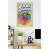 image:imageTrends International DreamWorks Trolls  VIbes Wall Poster 14725 x 22375 Barnwood Framed VersionBlonde Framed Version